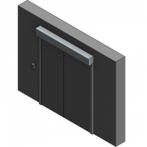 BIM-модель Противодымной шторы E-60 DOORMASTER-FIREPROF-S
